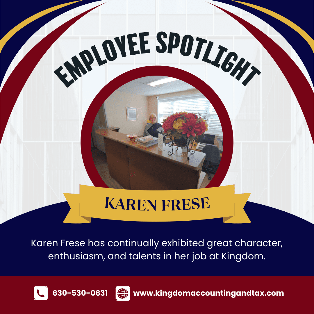 Navy and Red Modern Employee Spotlight Facebook Post (3)